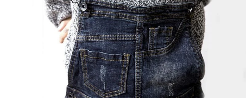 Новое поступление Мода плюс размер джинсовый комбинезон свободный крой подтяжки джинсы брюки для женщин Комбинезоны Карманы Комбинезоны