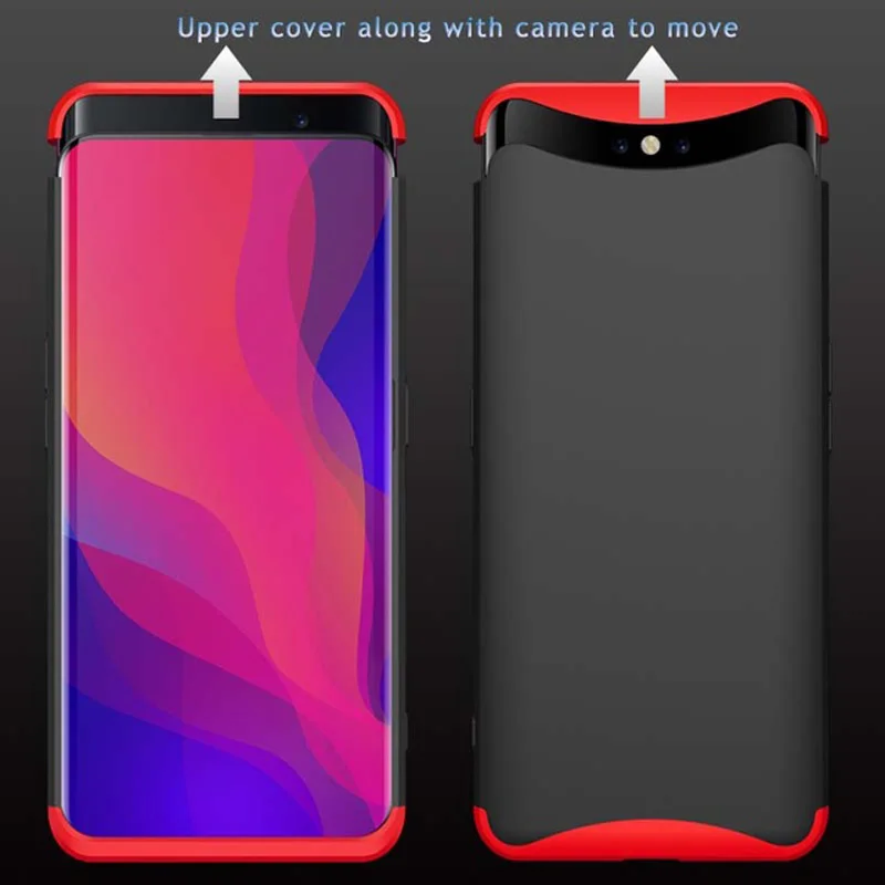 

For OPPO Find X Case Cover 360 Degree Protected Full Body Hard Cases For OPPO FindX Hybrid Shockproof Case for OPPO Find X 6.42"