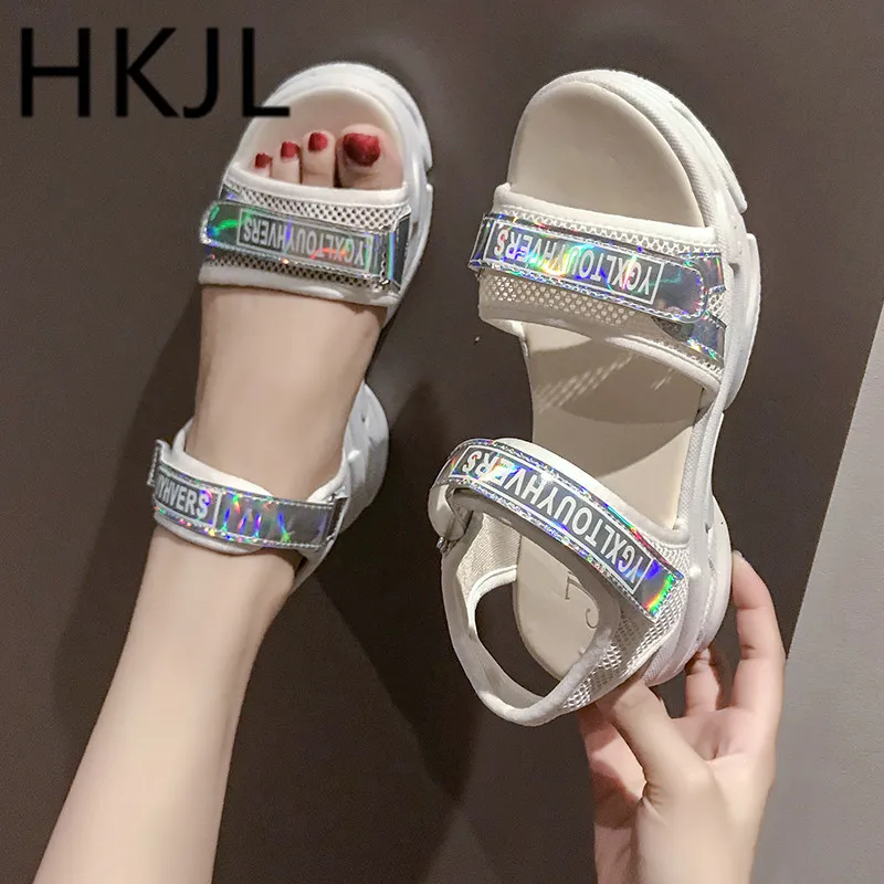 

HKJL Summer 2019 women's sandals Korean version of the platform sandals with soles and platform gladiator sandals A481