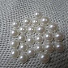 Semicírculo perla Accesorios Para El Cabello pieza de fondo plano diy alta imitación perlas belleza del teléfono de DIY esencial 3mm-14mm 50g