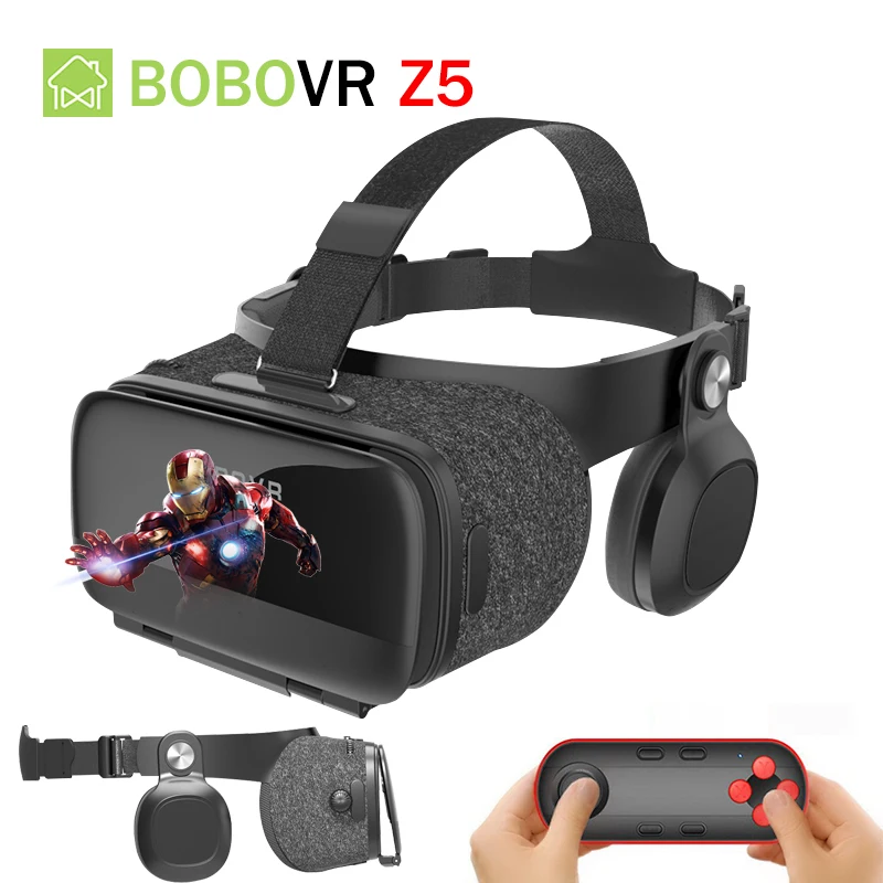 3d очки виртуальной реальности Bobovr Z5 шлем гарнитура 120 FOV Google с контроллером для
