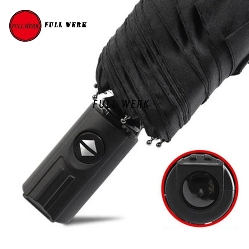 1pc Windproof UV Automatic Folding Umbrella Rain Sunshade Umbrella fit for Tesla MODEL S X Car Interior Accessories High Quality