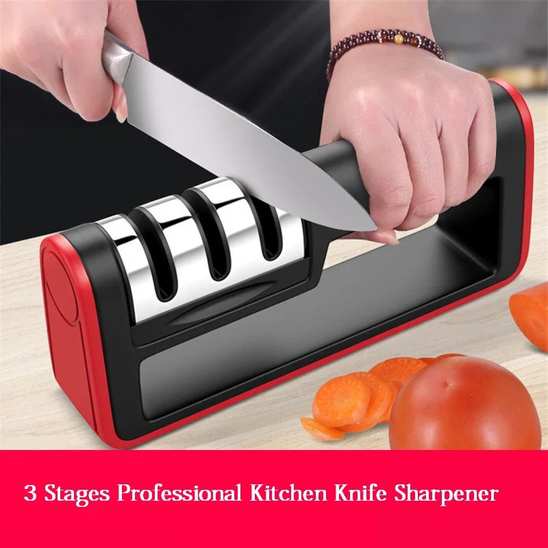 

3 Stages Professional Kitchen Knife Sharpener Ceramic Knife Sharpener Sharpening Stone Kitchen Grindstone