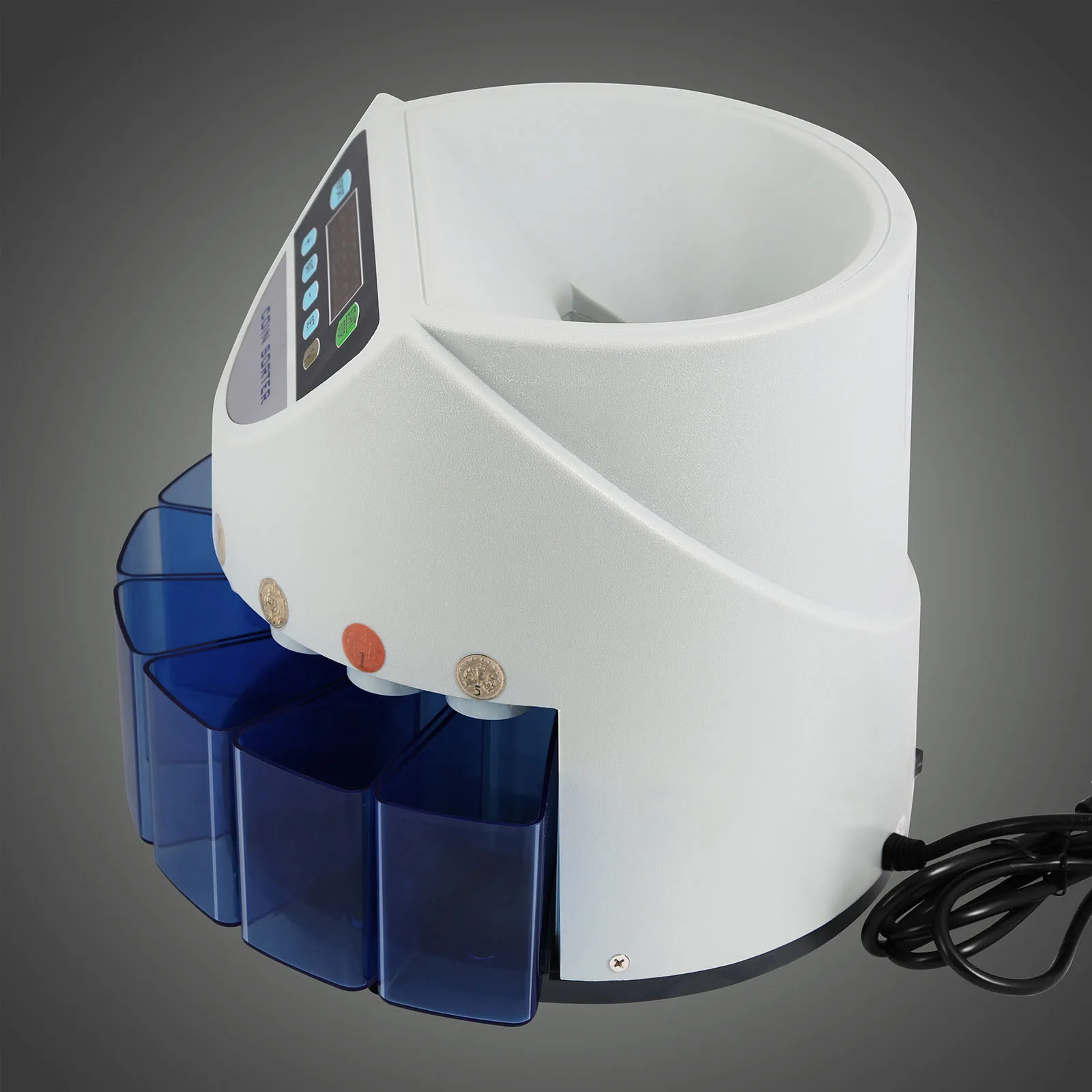 

UK Automatic Electronic Coin Counting Machine Batch Counting Coin Counter Sorter New Pound Coin for GBP Sterling Coin Counting