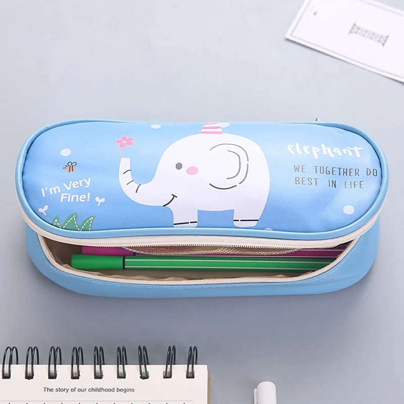 Пенал Kawaii школьный для девочек и мальчиков маленький корейский чехол из