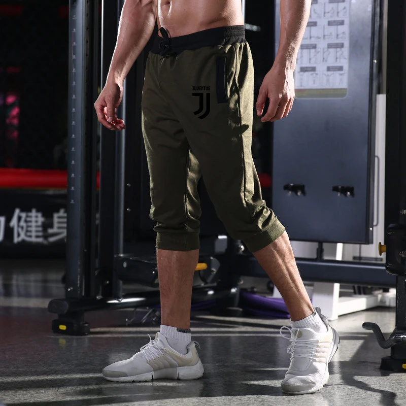 Мужские хлопковые шорты модные Ювентус шорты мужские спортивные фитнес бодибилдинг тренировочные шорты бермуды 2019 летние беговые шорты