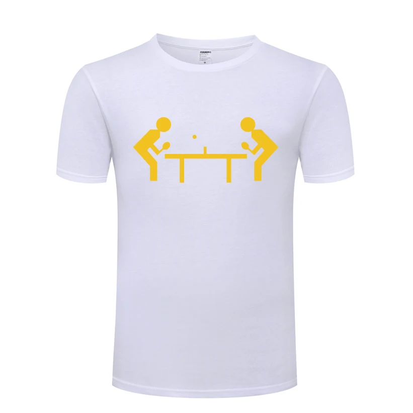Крутая Мужская футболка для настольного тенниса и пинг-понга, новинка, новая хлопковая Повседневная футболка с короткими рукавами и круглым вырезом - Цвет: BAY HUAT