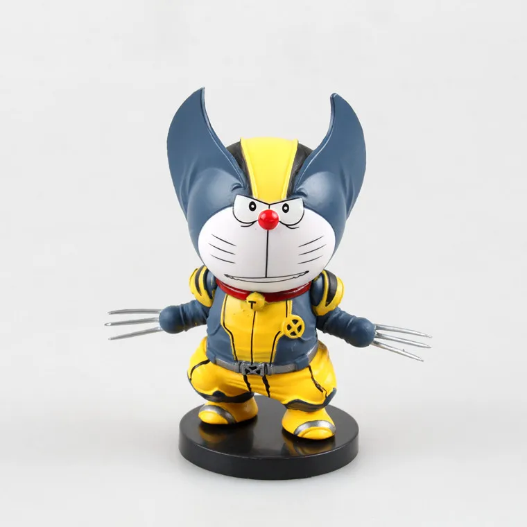 

Doraemon Cosplay Wolverine Anime Action Figure Collection toys for christmas gift Free shipping with retail box