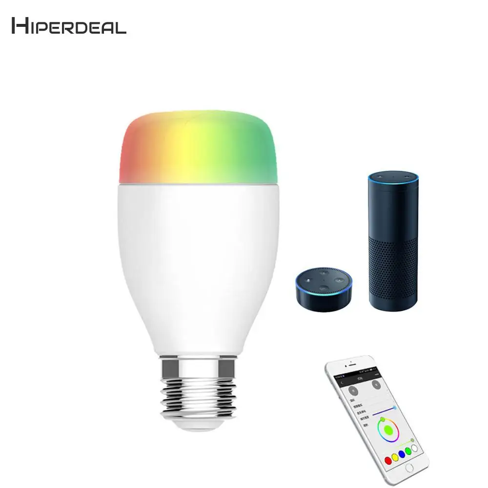 HIPERDEAL E27 Wifi умные стеклянные модели винтовой лампы для Amazon Alexa/Google Home App контроль