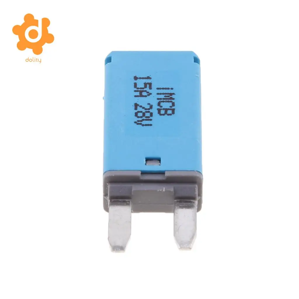 2 Pieces 25A+15A Car ATM Mini Blade Fuse Kit Circuit Breaker Manual Reset