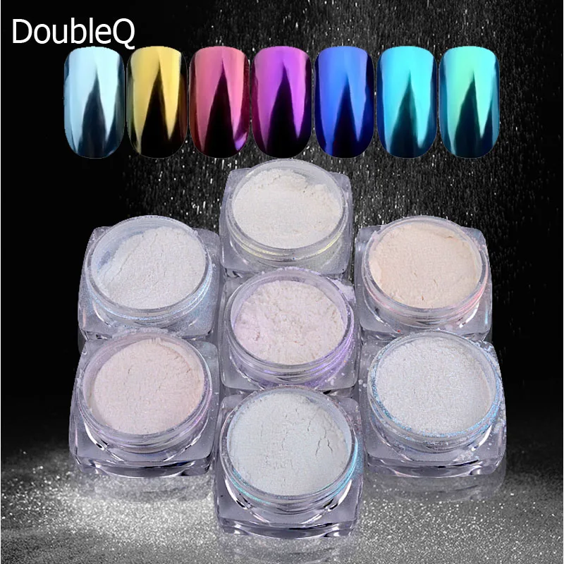 

Magic Mirror Chrome Effect Pigment Powder Dust Nail Glitter DIY Nail Art Tips Sequins Nail Art Decoration Tools