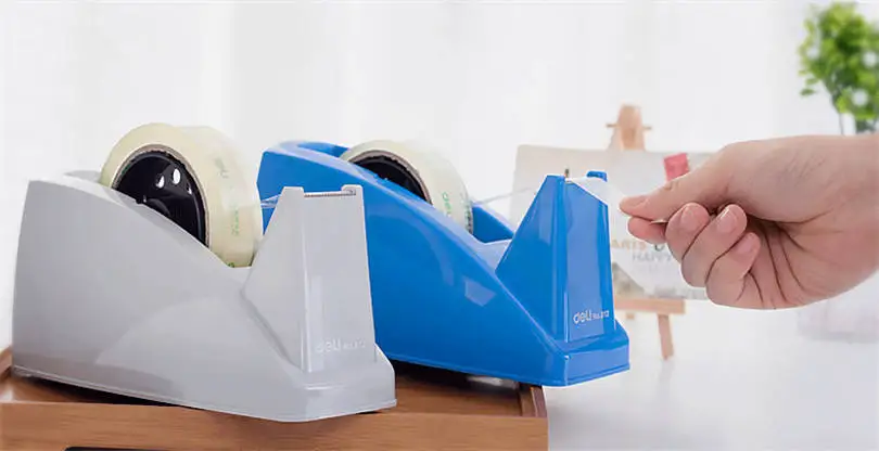 Deli 1 Cái Thực Tế Nhựa Băng Dính Cắt Băng Văn Phòng Của Thùng Tiếp Liệu  Cắt Băng Keo Size 24Mm|adhesive tape cutter|tape cuttertape dispenser -  AliExpress
