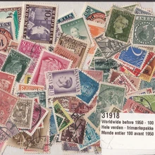 50 unids/bolsa World Vintage antes de 1950s sellos todos los diferentes muchos países NO repiten usados sellos coleccionables marcados