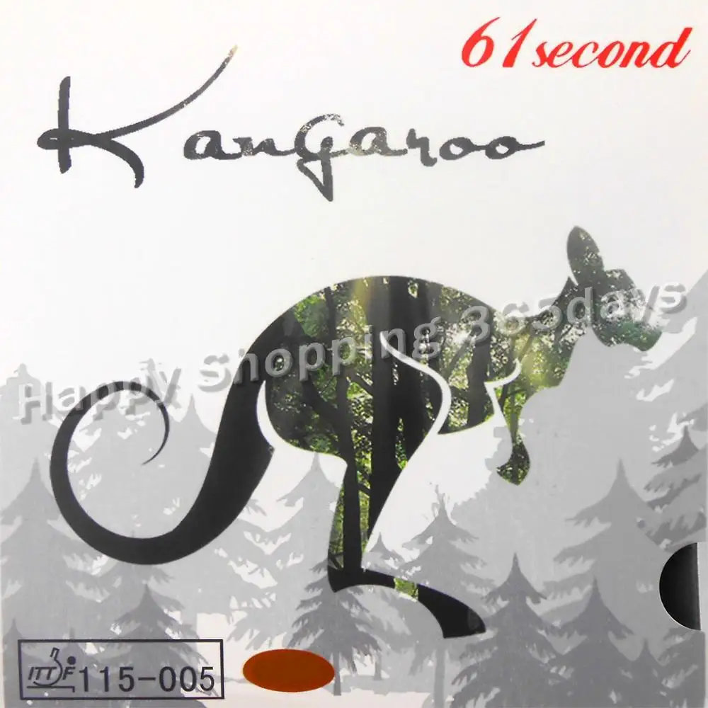 61 second kangaroo Pips-in настольный теннис Резина с белой губкой