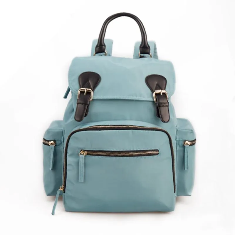 

Mother Backpack Ziper Design Diaper Bag Large Capacity Nappy Baby Bag with Stroller Straps for Baby Care