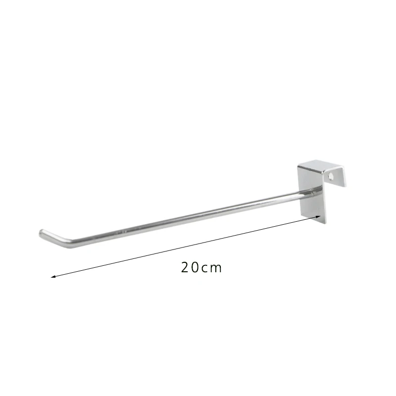 20cm RHS galvanized iron hooks J shelf mounted hanger metal hook