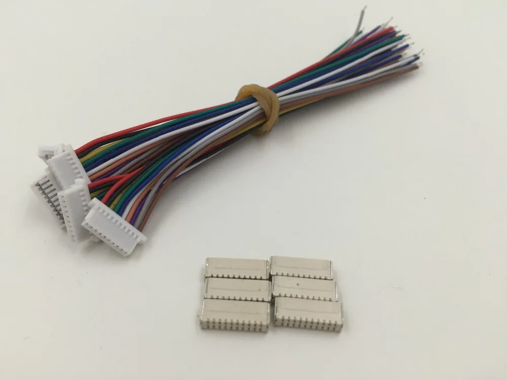 

Mini. Micro JST 1.0 10-Pin Connector with Wire x 5 sets