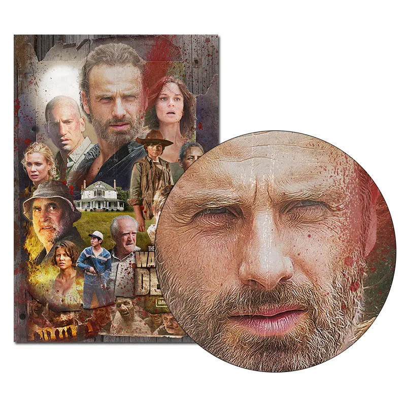 Постер серии Walking Dead для ТВ Картина на холсте с принтом 30x45 60x90 см украшение