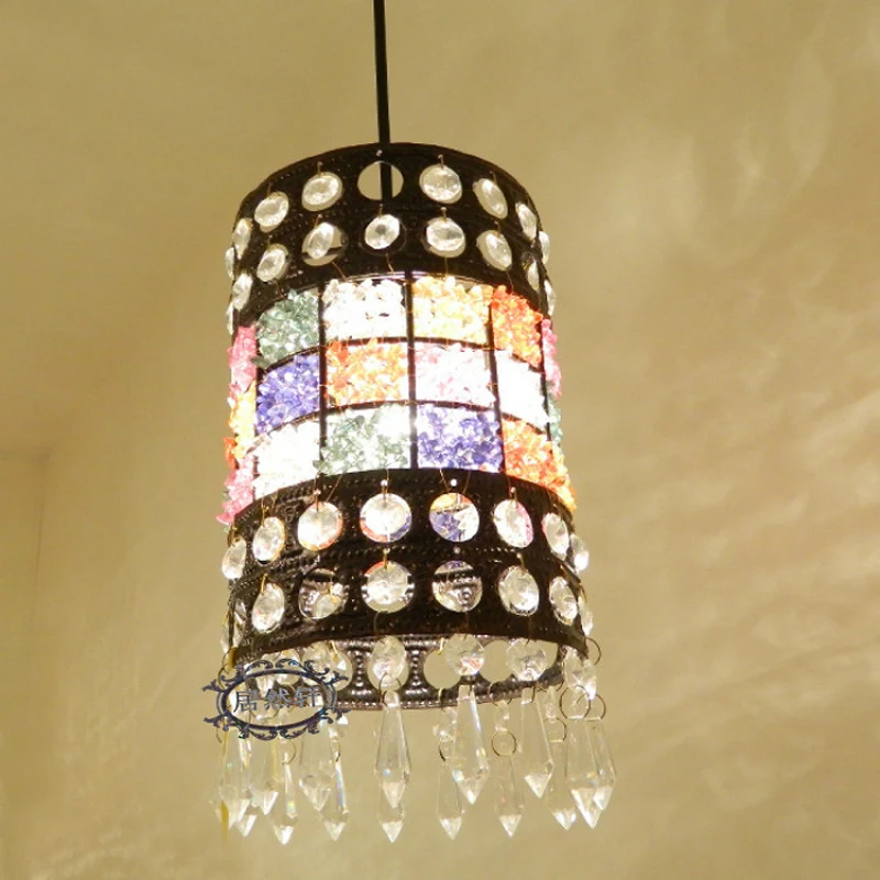 

Bohemian Pendant Lights Southeast Asian Bar Retro Light 3 Restaurant Light Personalized Retro Stair Pendant lamp LU726240