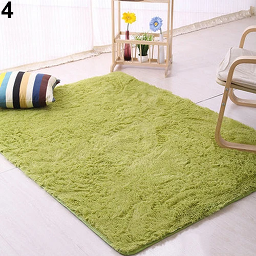 Плюшевый ворсистый мягкий ковер для комнаты, ковер для спальни, противоскользящий дверной коврик, коврики для гостиной, alfombra tapis salon - Цвет: Grass 4