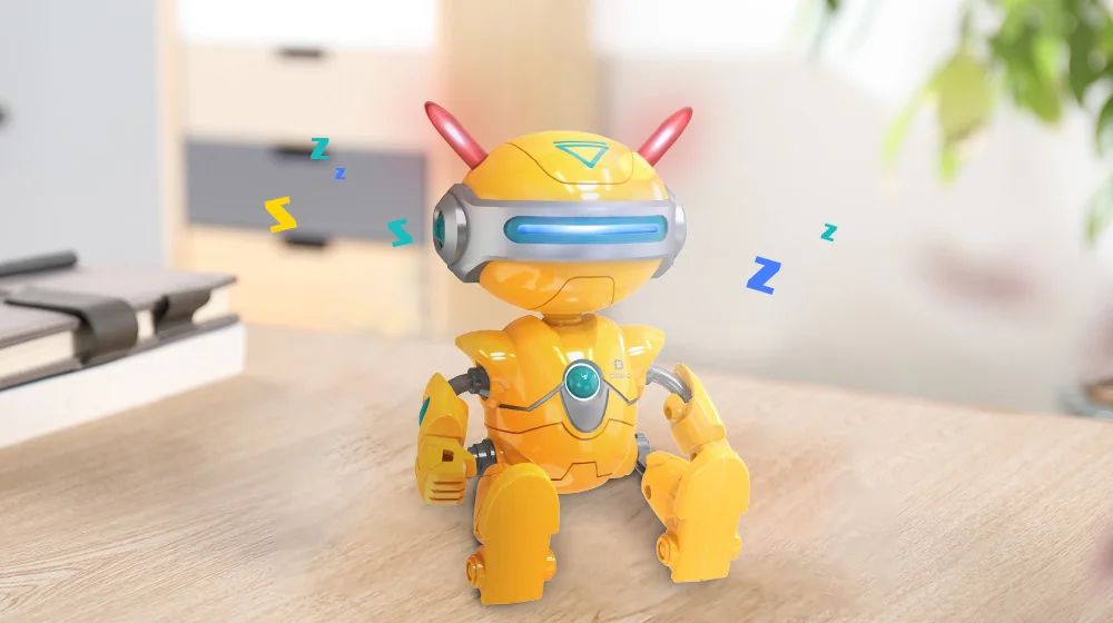 DEERC RC игрушечные роботы мини говорящий умный робот для детей обучающая игрушка для детей человекоподобный робот игрушка чувство Индуктивный RC