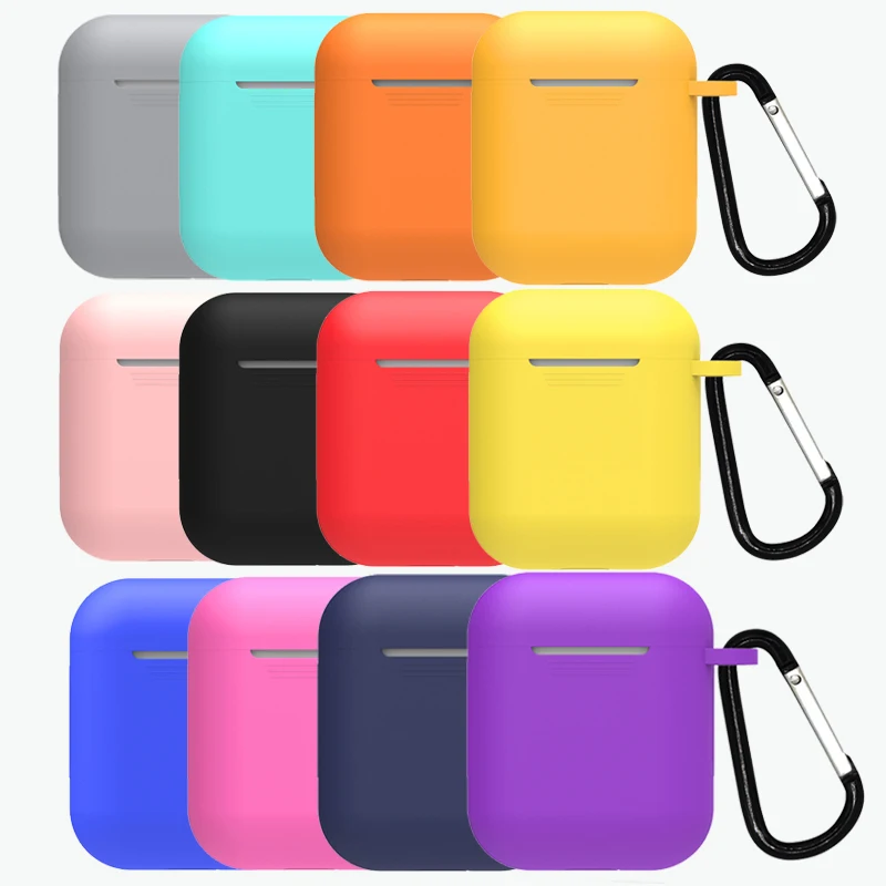

Soft Silicone Case for Apple Air Pods Shockproof Protector Case For Airpods Cover Earphone Cases Ultra Thin Air Pods Protector