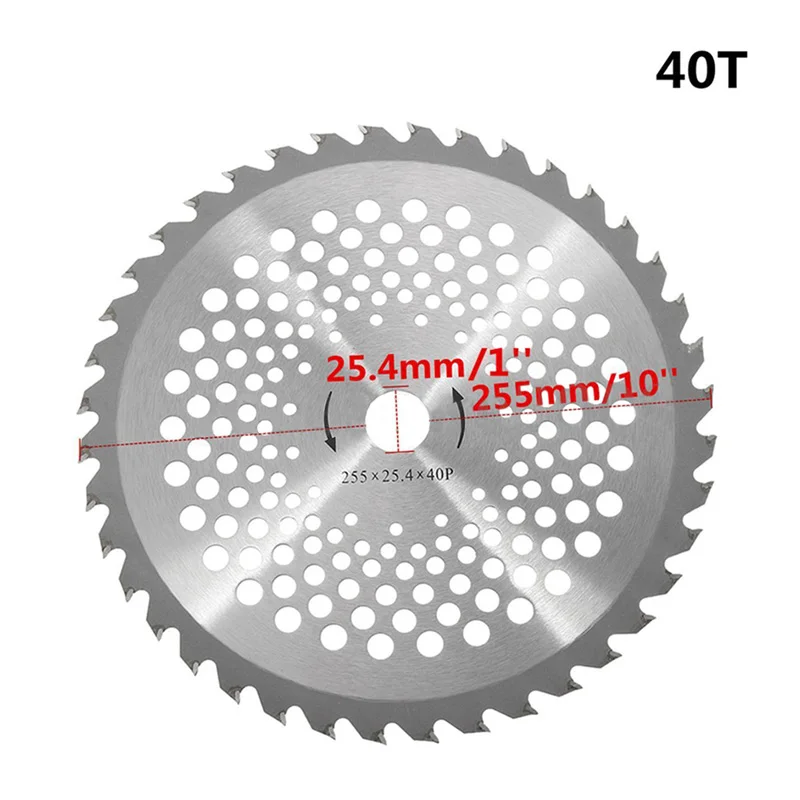 

10inches Lawn Mower Brush Cutter Steel Lawn Cutter Accessories 40T/80T MJJ88