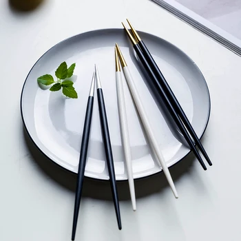 

2pairs Japanese-style Sushi Chopsticks Japan/China/Korean Eating Metal Chop Sticks Tableware Kitchen Accessories