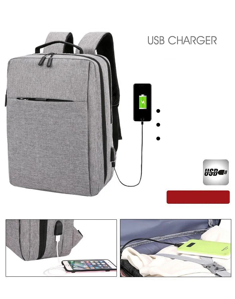 Большой мужской рюкзак ts для мужчин с зарядкой от USB 15,6 дюймов, дорожная сумка для ноутбука, мужские школьные рюкзаки Mochila, водонепроницаемые деловые рюкзаки