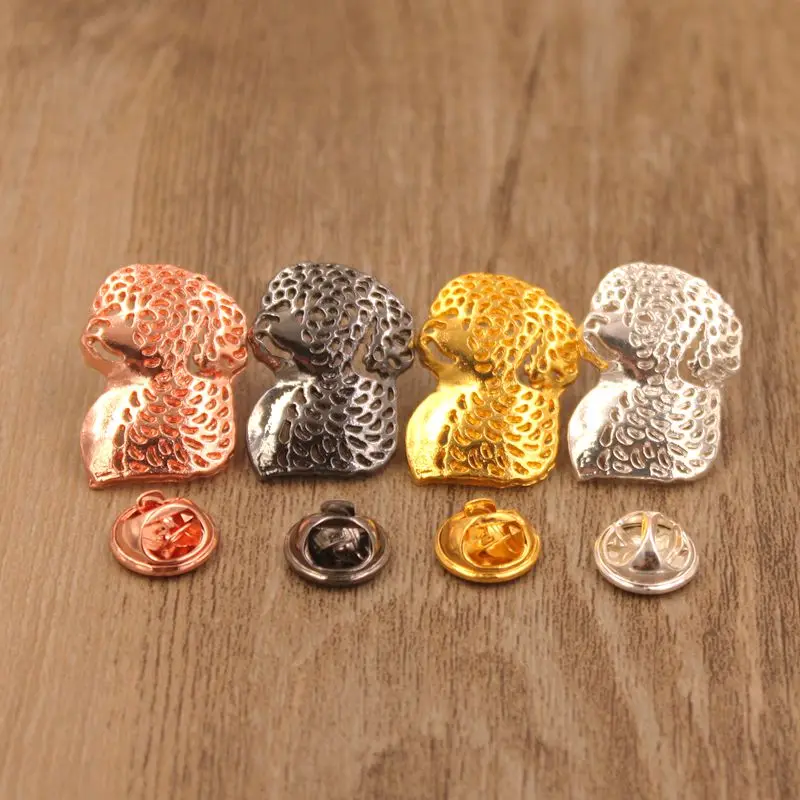 Mdogm Lagotto Romagnolo Cane Spille E Spille Animali Abito Carino Divertente Piccolo Padre Collare Distintivi Regalo Per Uomo Maschio B155