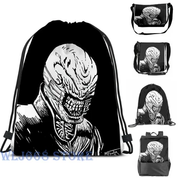 

Funny graphic print shoulder Bags women Hellraiser Cenobite Chatterer Single shoulder backpack travel for men Gym Bag