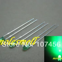 1000 шт 3 мм диффузионная Зеленая Круглая светодиодный бесфланцевый яркий зеленый объектив СВЕТОДИОДНЫЙ светодиодный s лампа большой угол светодиодный
