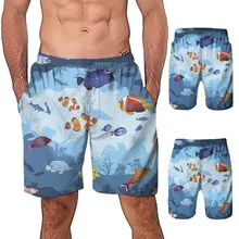 Мужские повседневные пляжные шорты с 3D принтом граффити, повседневные мужские шорты, мужские плавки для плавания zwembroek