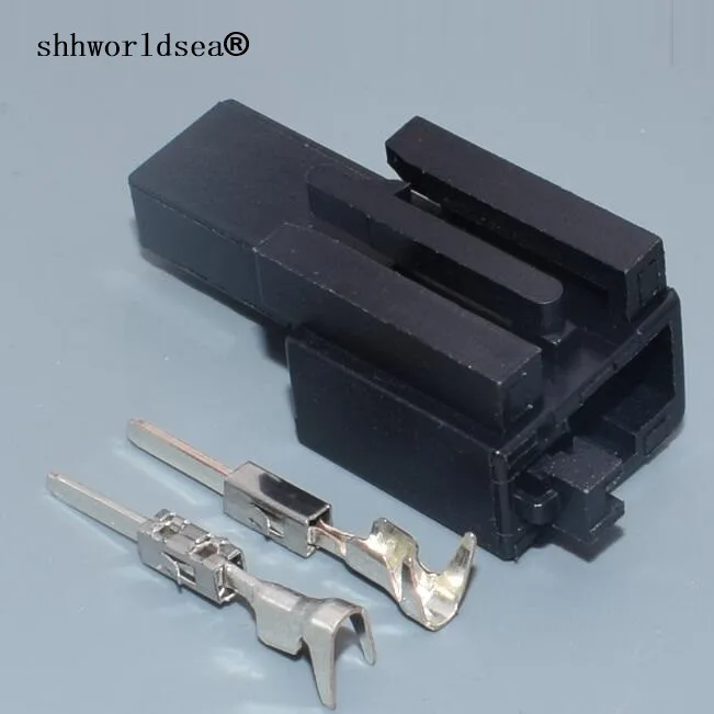 

shhworldsea 2pin for VW 1.5mm auto door plug electric connector 1J0 973 332 1J0973332