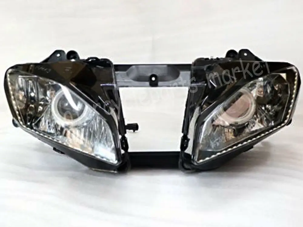 Мотоцикл Ангел глаз HID проектор демон фара в сборе для Yamaha YZF R6 2008 2015 2014 2013 2012 2011 2010