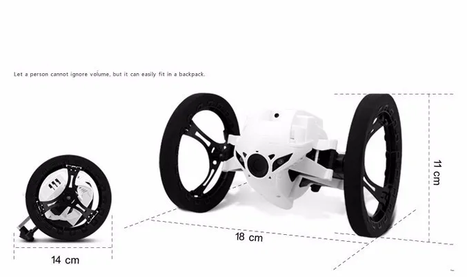 Прибытие 2,4G RC автомобиль прыжки сумо робот Дистанционного Управления Автомобиль Смарт прыгающие Роботы