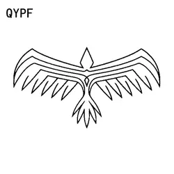 QYPF 15,9 см * 8,8 см Мультфильм Орел Птица ястреб крылья капот виниловая наклейка на машину стикер украшения C15-0851