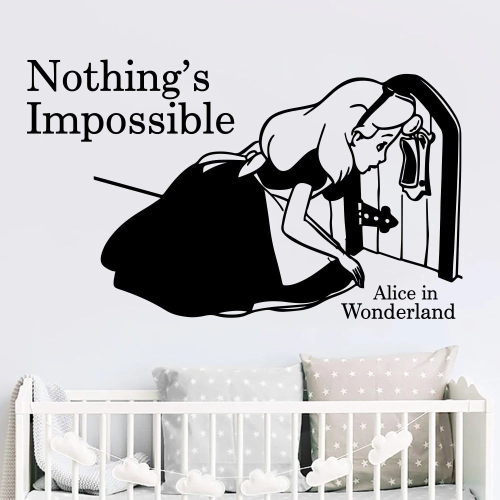 Wall Stickers Alice In Wonderland Wall Stickers Rabbit