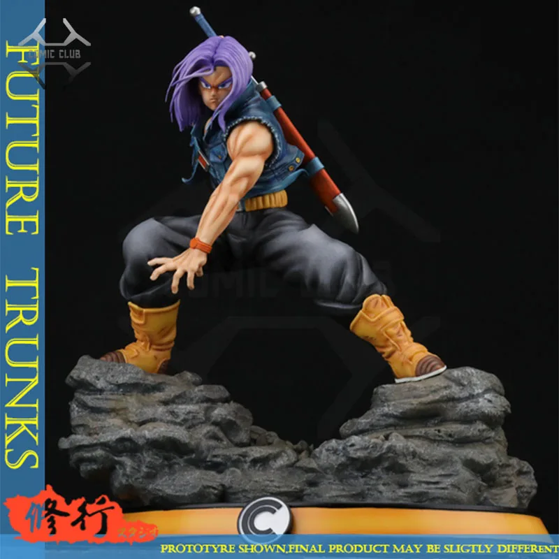 

COMIC CLUB Anime Dragon Ball Z DJ future Trunks gk Resin Action Figure Toys