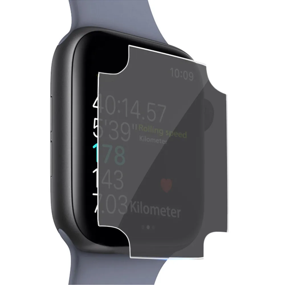 2019 топ продаж 1 шт для Apple Watch 4 40 мм анти шпионская пленка из закаленного ТПУ полная