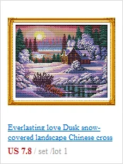 Вечная любовь Рождество Гепард(2) китайские наборы для вышивки крестом экологический хлопок штампованный 11 CT 14 CT магазин продвижение продаж