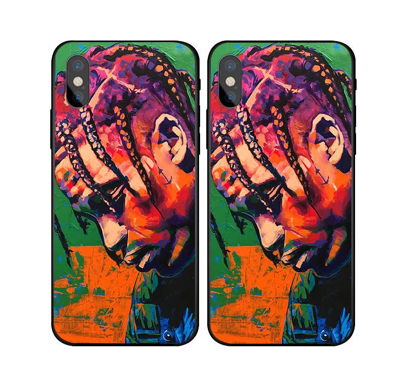 Чехол для телефона travis scott astroworld iPhone X 6 7 8 plus 5 5S s мягкий силиконовый чехол samsung s6 s7 s8