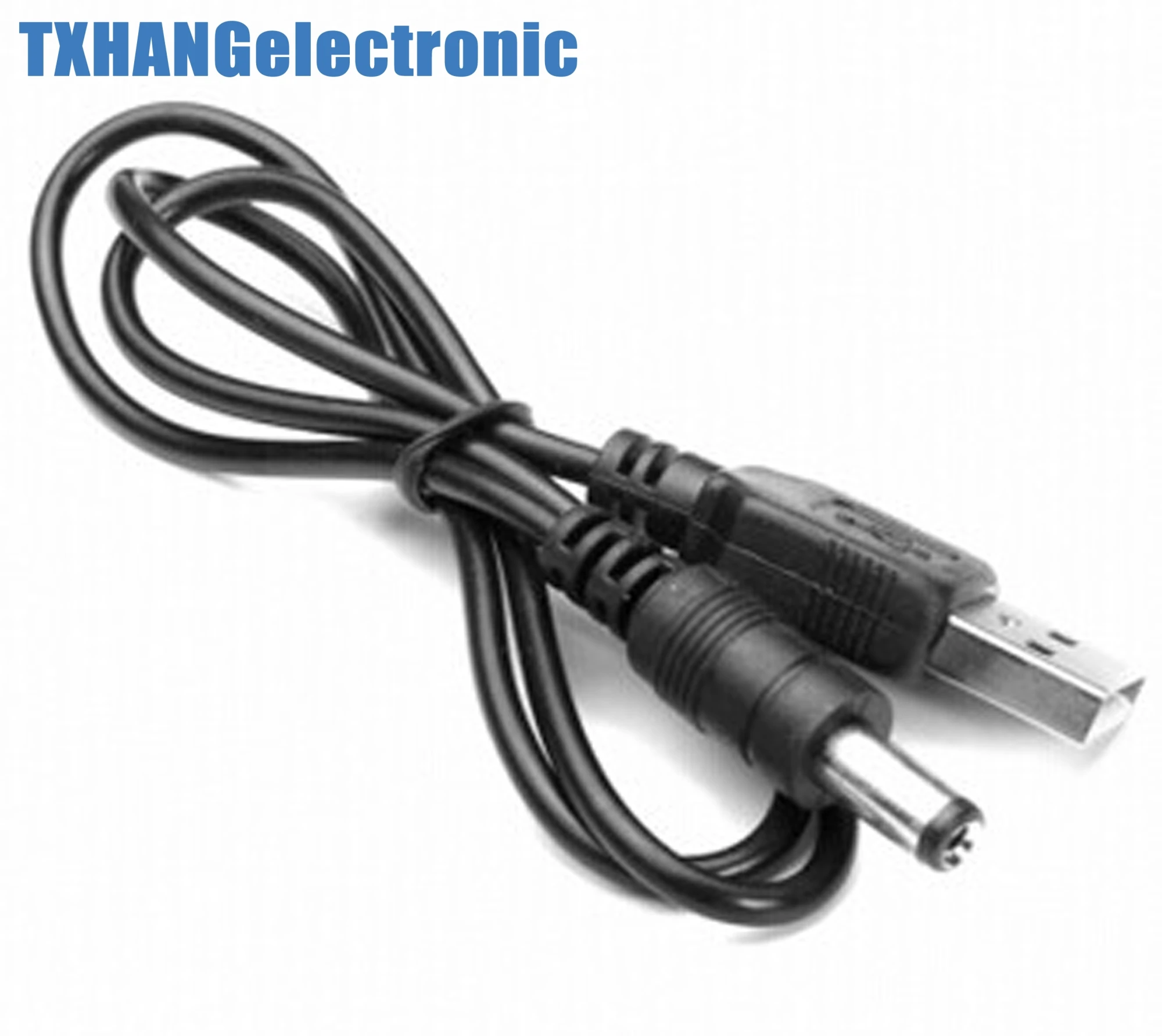 USB 2.0 to DC 5.5mm X2.1mm 5.5X2.1 80cm USB to power cord Cable MCU Power supply