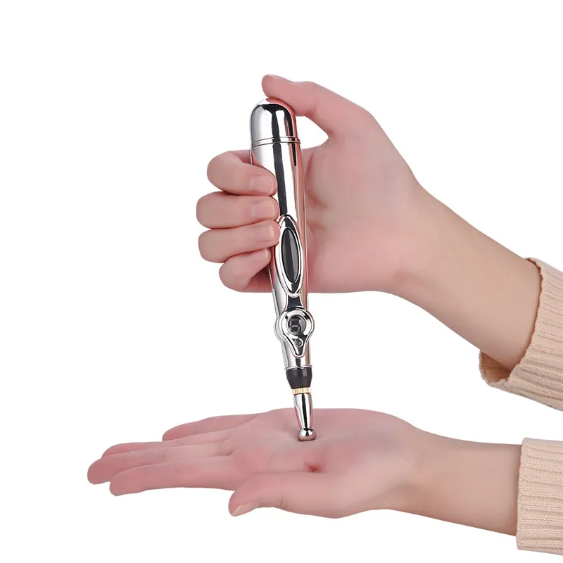 Электронная ручка для иглоукалывания, меридианская Лазерная машинка для иглоукалывания, магнитный массажер китайская терапия, ручная акупунктурная палочка для массажа 0
