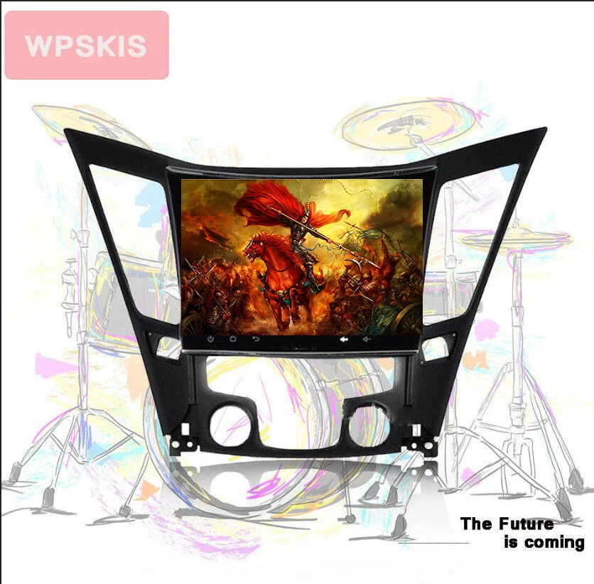 Discount 2Din In dash 8core Android 9.0 For HYUNDAI SONATA/I40/I45 Car stereo radio GPS Navigation audio video a/v system Bluetooth AC SD 0