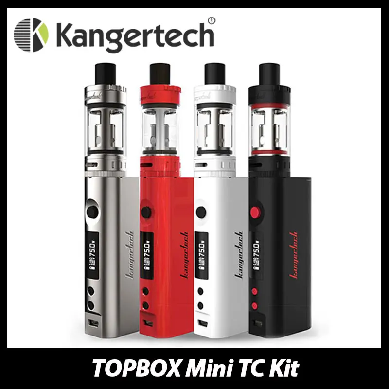 

Original Kangertech TOPBOX Mini TC Starter Kit with TOPTANK Mini Atomizer & 75W Kbox Mini TC MOD Support Ni/Ti/SS/NiCr Coils