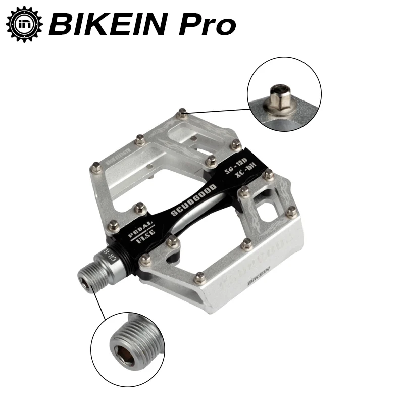 BIKEIN 3 подшипника Велоспорт Горный велосипед MTB BMX педали 9/16 &quotCNC алюминиевый сплав