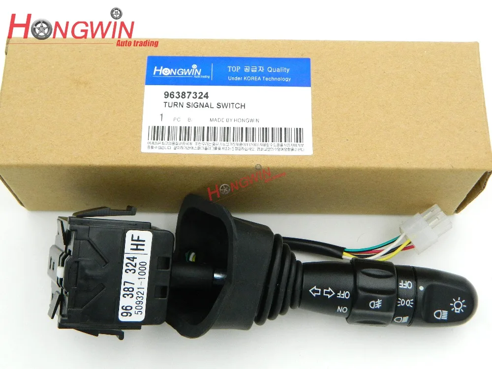 

New Turn Signal Switch 96387324 For DAEWOO LACETTI CHEVROLET NUBIRA Turn Signal Switch with Headlight Switch and Fog Lamp Switch