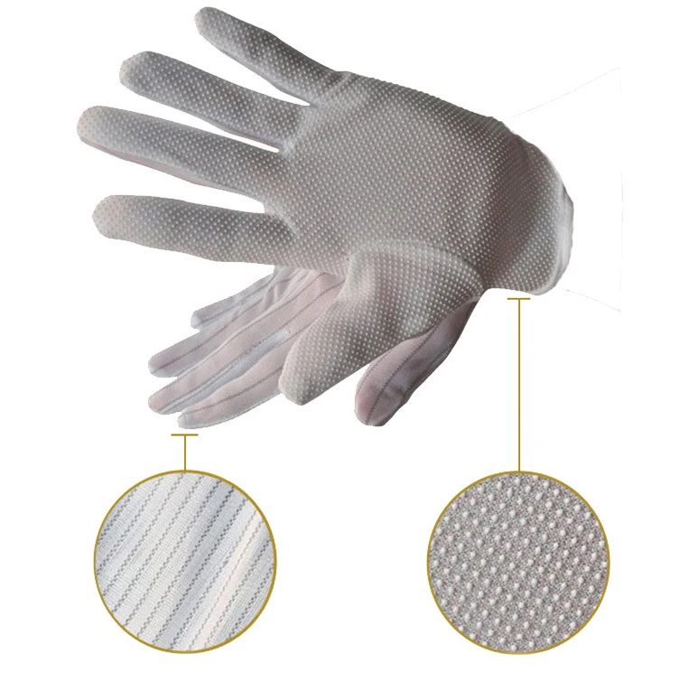 5 пар антистатические перчатки антистатические Нескользящие перчатки защитные рабочие перчатки для компьютера/электронных/ работы/ремонта