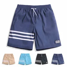 Летние мужские полосатые шорты для серфинга, доска для плавания, быстросохнущие морские спортивные шорты, горячая весна, бермуды, мужские шорты